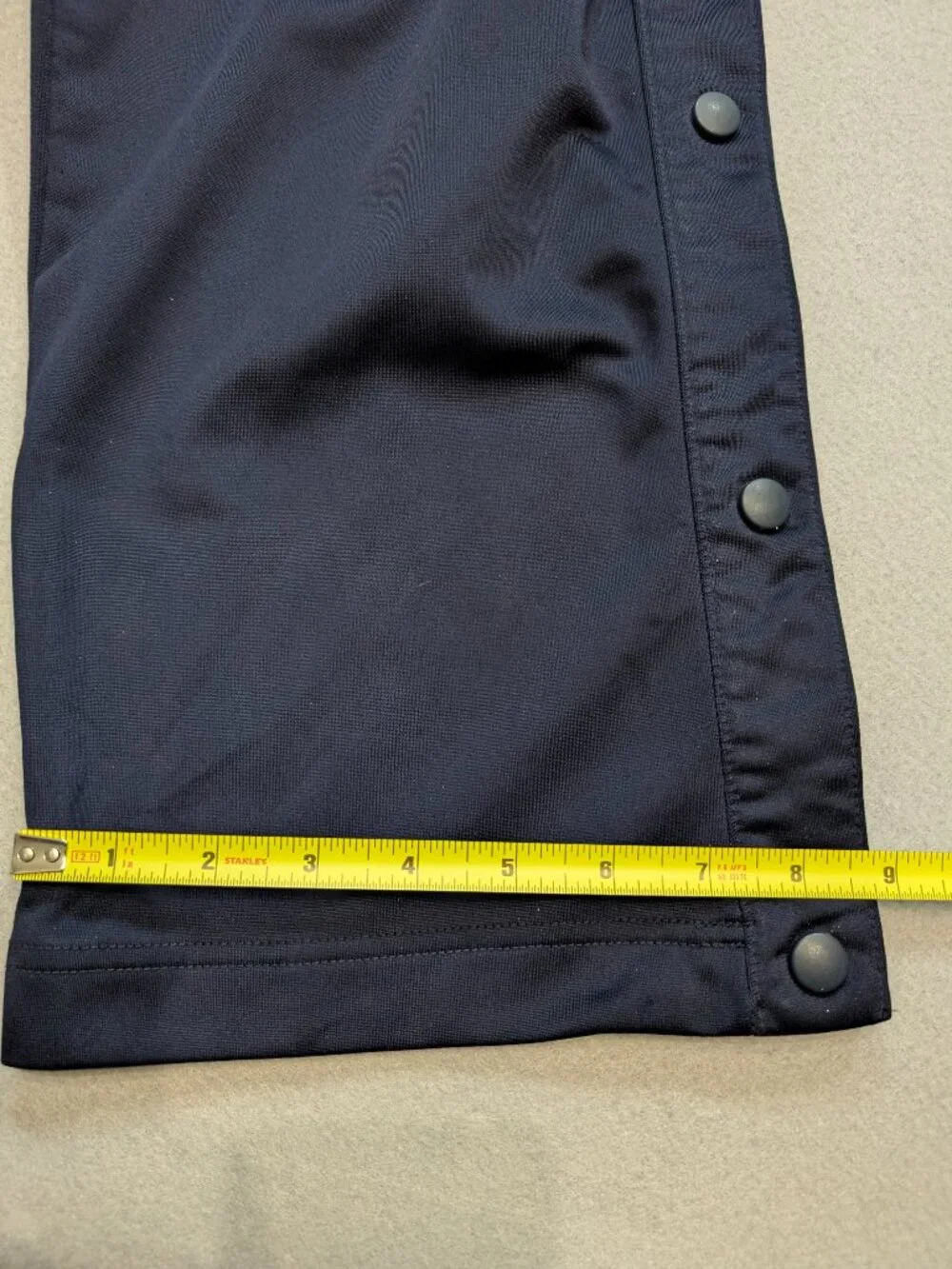 Vintage Foot Locker Navy Tearaway Snap Track Pants Men's M Y2K